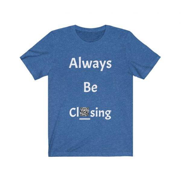 Always Be Closing - Capitalize - Dark Unisex Jersey Short Sleeve T-shirt
