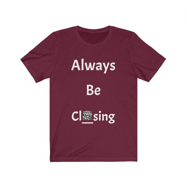 Always Be Closing - Capitalize - Dark Unisex Jersey Short Sleeve T-shirt
