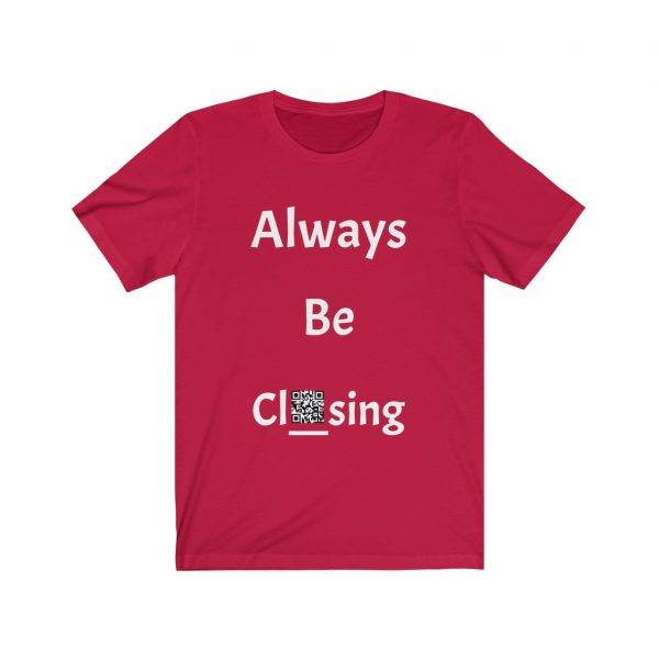Always Be Closing - Capitalize - Dark Unisex Jersey Short Sleeve T-shirt