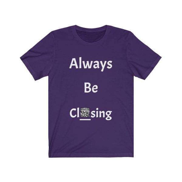 Always Be Closing - Capitalize - Dark Unisex Jersey Short Sleeve T-shirt