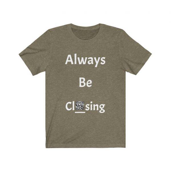 Always Be Closing - Capitalize - Dark Unisex Jersey Short Sleeve T-shirt