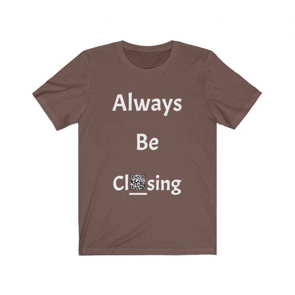 Always Be Closing - Capitalize - Dark Unisex Jersey Short Sleeve T-shirt